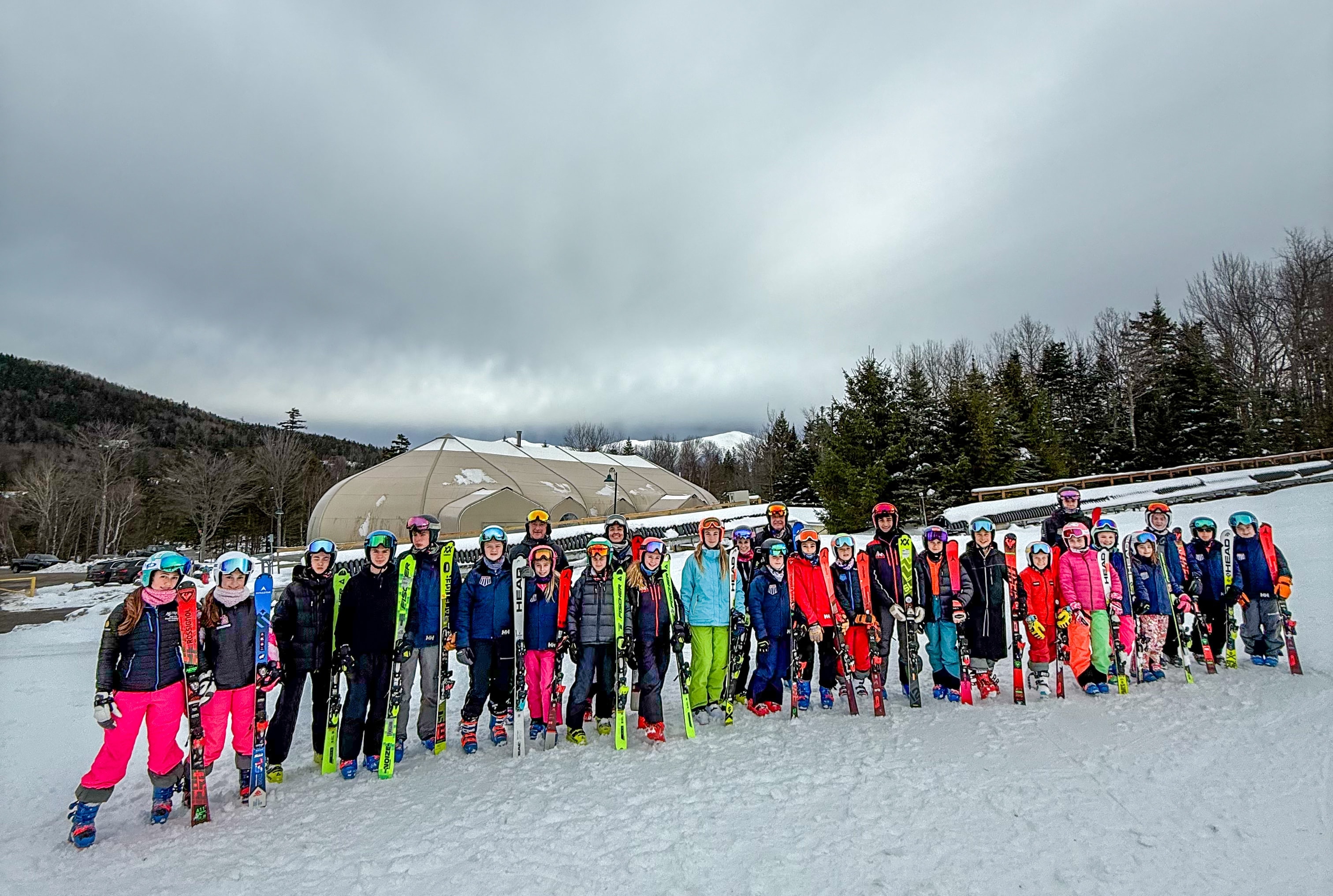 On-snow ski training camp New England